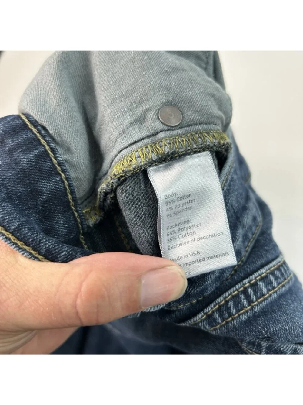 Flint And Tinder Men's 33x30 Slim Fit Blue Straight Leg Medium Wash Denim Jeans